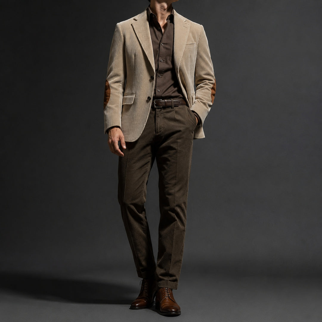 Gomito Elbow-Patch Corduroy Blazer — ce_studio_01