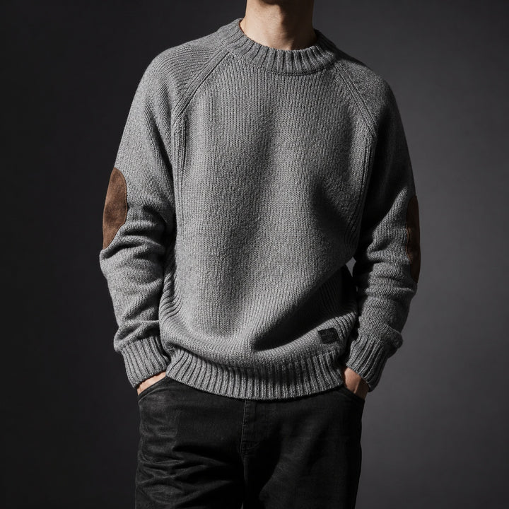 Gomito Elbow-Patch Knit Sweater — ce_studio_01