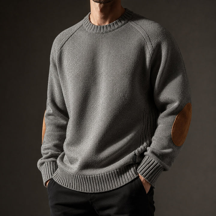 Gomito Elbow-Patch Knit Sweater — ce_studio_01