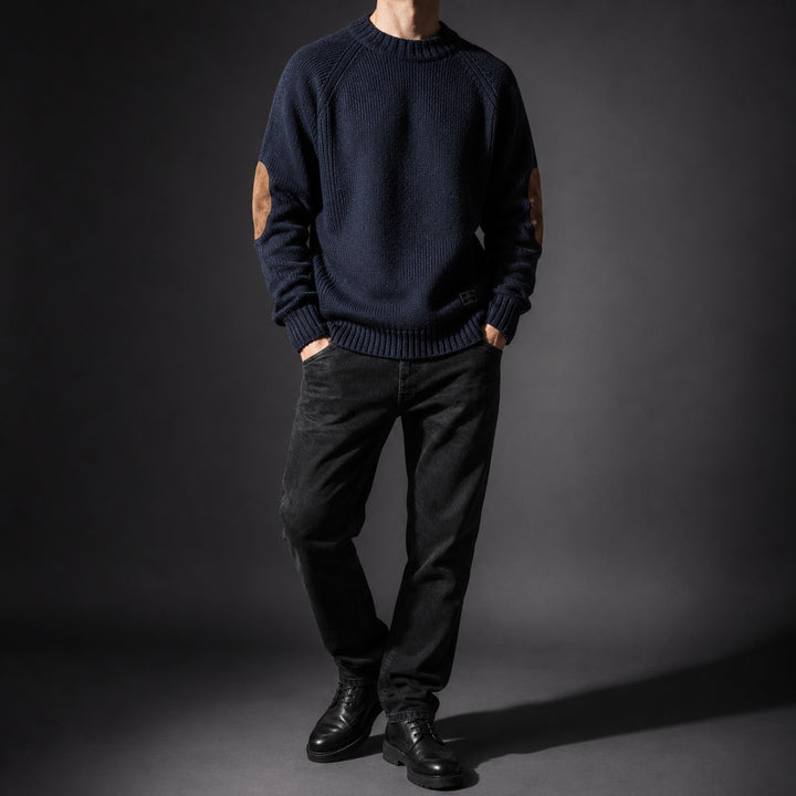 Gomito Elbow-Patch Knit Sweater — ce_studio_01