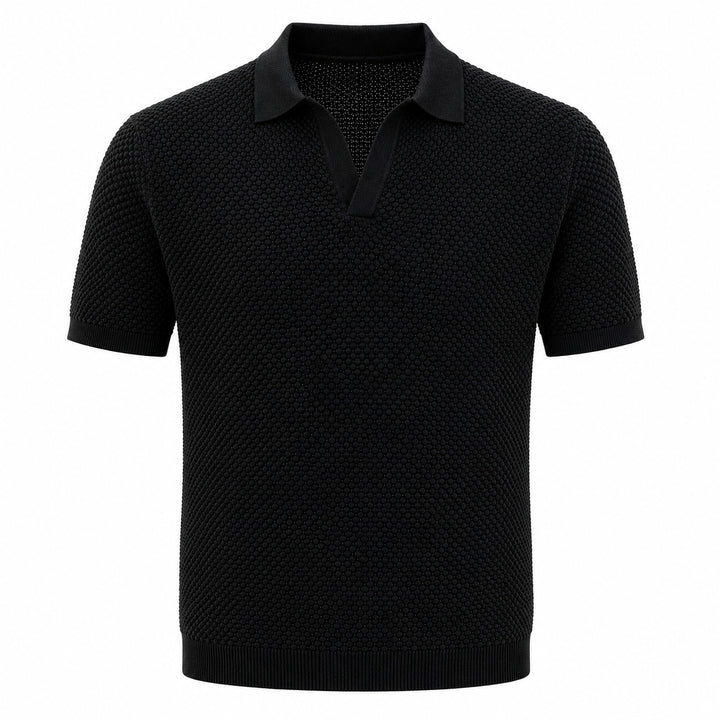 Granello Textured Knit Polo — ce_wb_01