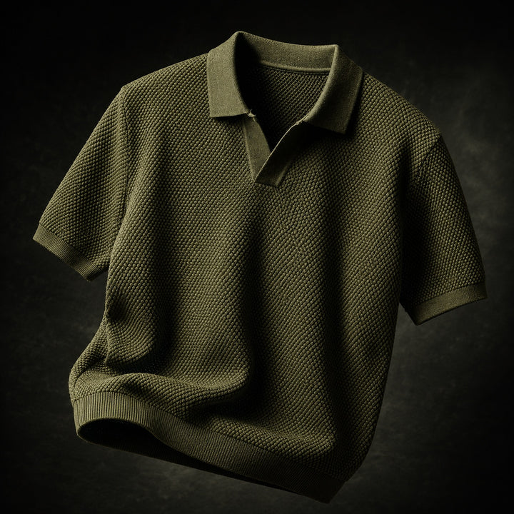 Granello Textured Knit Polo — ce_metastatic_03