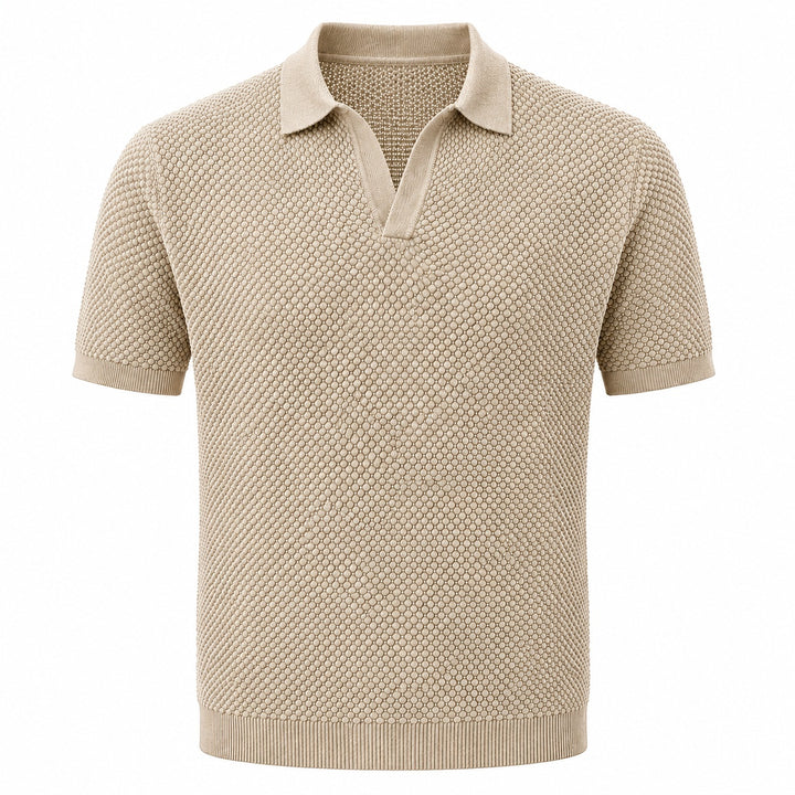 Granello Textured Knit Polo — ce_wb_01