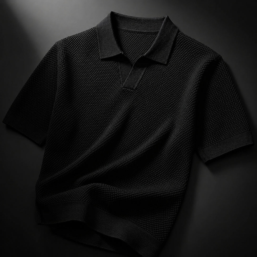 Granello Textured Knit Polo — ce_metastatic_04