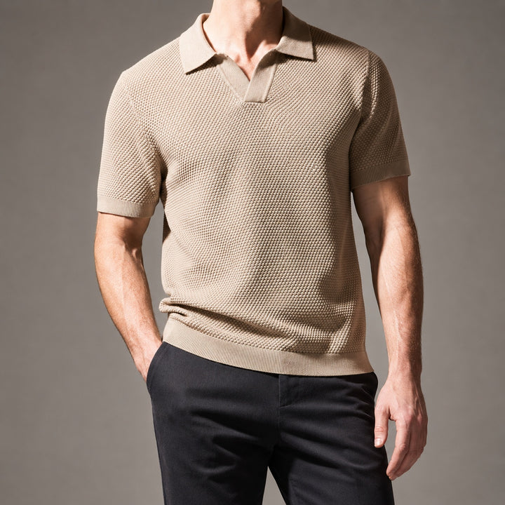 Granello Textured Knit Polo — ce_studio_02