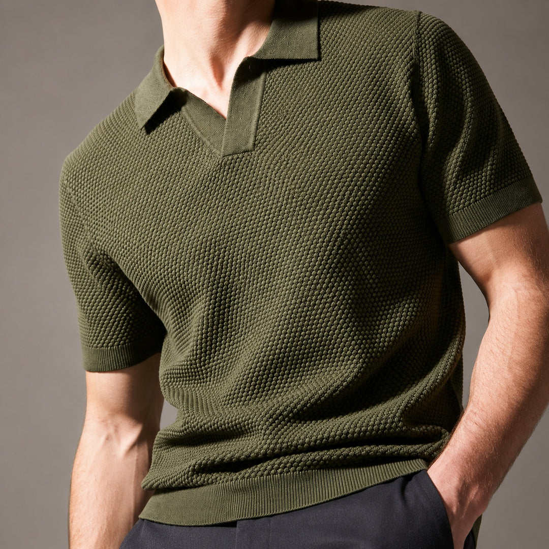 Granello Textured Knit Polo — ce_studio_03