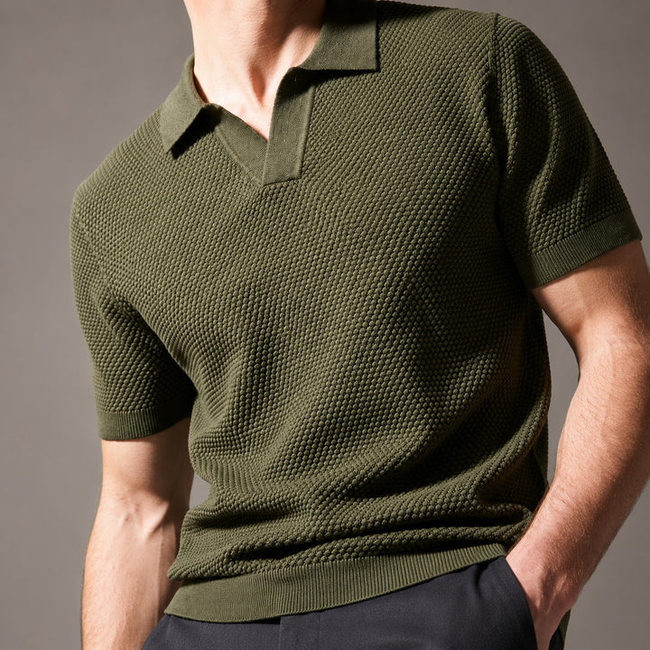 Granello Textured Knit Polo — ce_studio_03