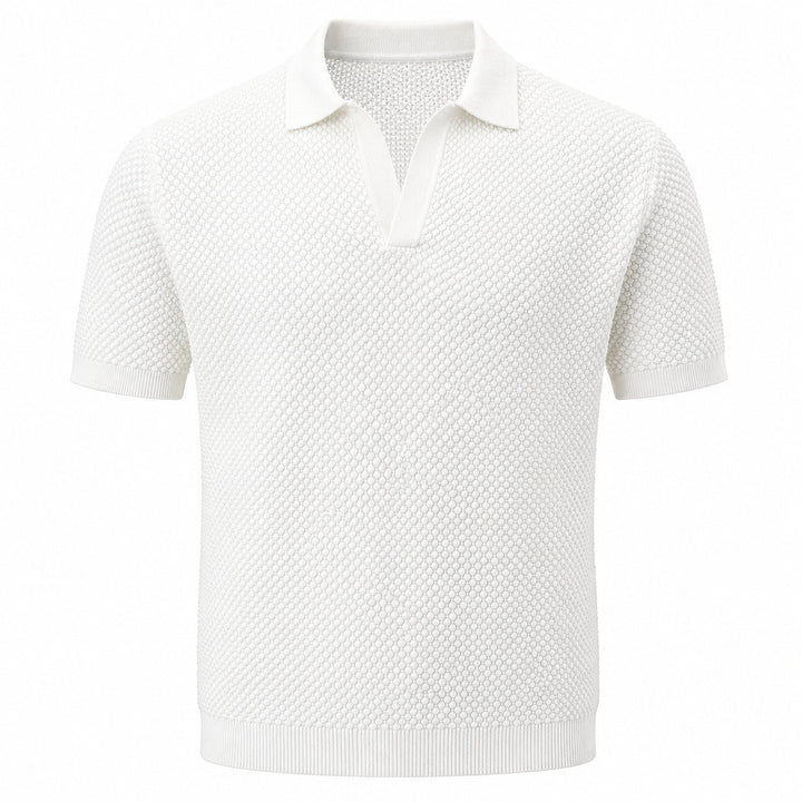 Granello Textured Knit Polo — ce_wb_01