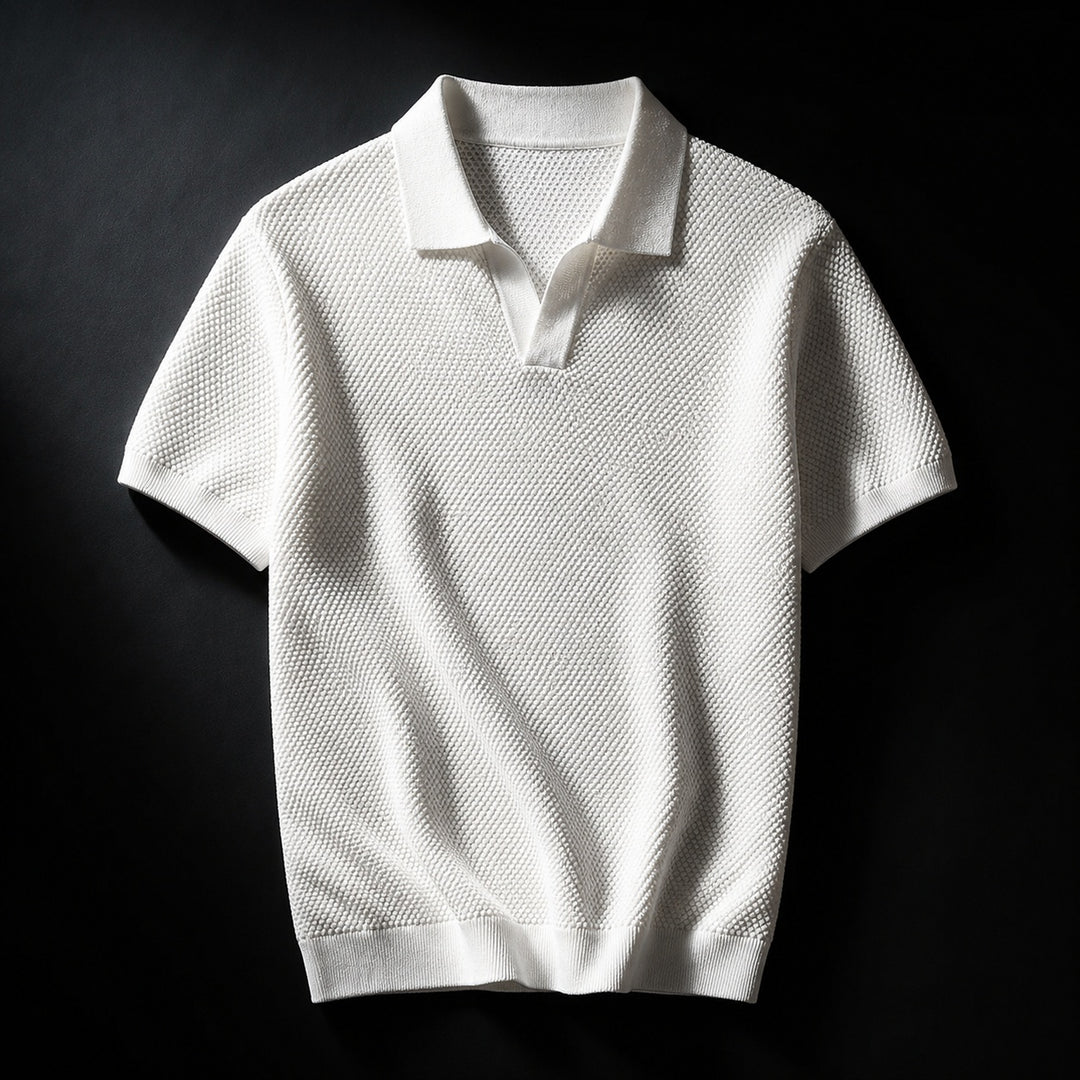 Granello Textured Knit Polo — ce_metastatic_06