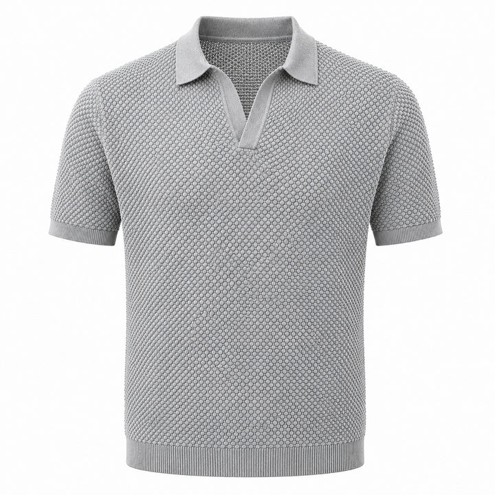 Granello Textured Knit Polo — ce_wb_01