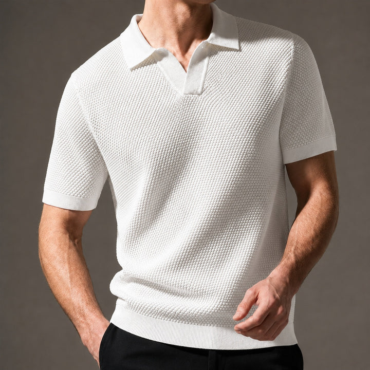 Granello Textured Knit Polo — ce_studio_01
