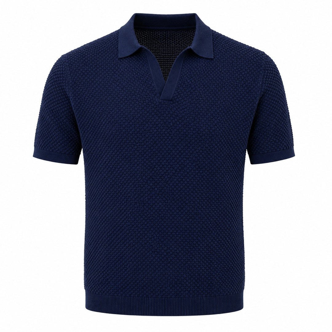 Granello Textured Knit Polo — ce_wb_01