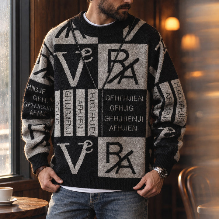 Headline Letter Sweater — ce_maiden_01