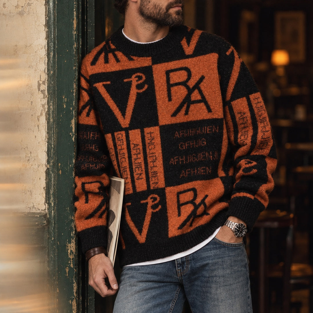 Headline Letter Sweater — ce_maiden_01