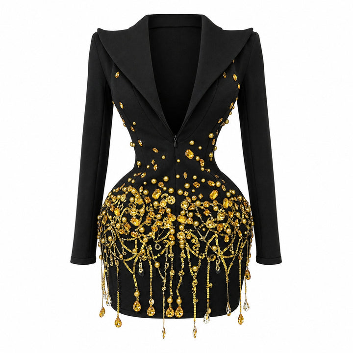 Lacrima Crystal-Drip Blazer Dress — ce_wb_01