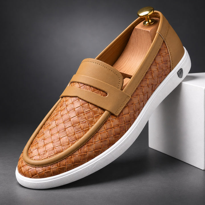 Lattice Woven Loafers — ce_angle_01