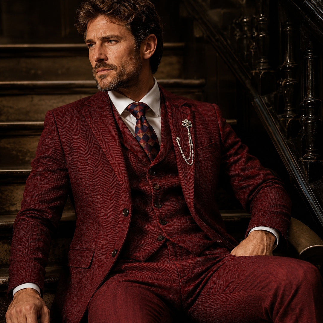 Lisca Herringbone Three-Piece Suit — ce_metastatic_03