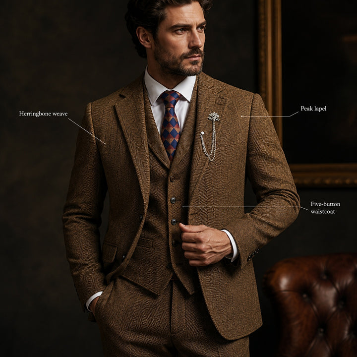 Lisca Herringbone Three-Piece Suit — ce_metastatic_04