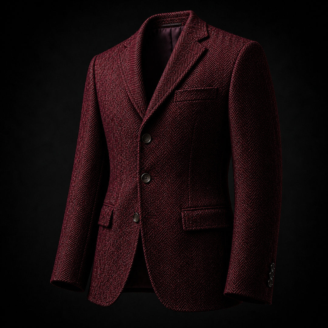 Lisca Herringbone Tweed Blazer — ce_metastatic_03