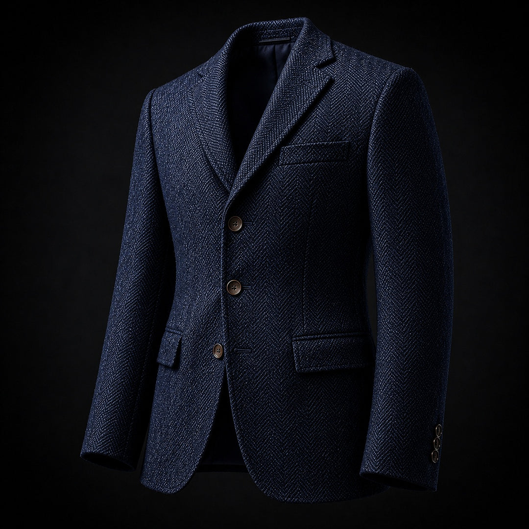 Lisca Herringbone Tweed Blazer — ce_metastatic_04
