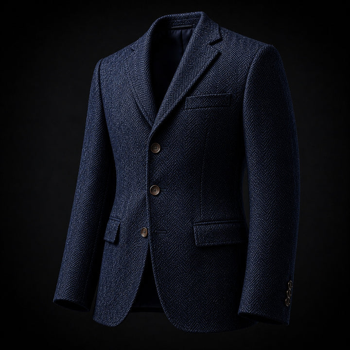 Lisca Herringbone Tweed Blazer — ce_metastatic_04