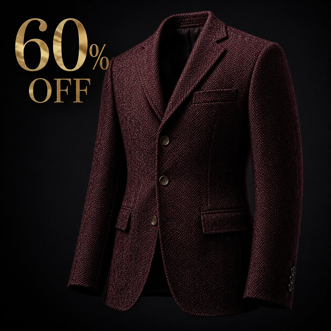 Lisca Herringbone Tweed Blazer — ce_metastatic_06