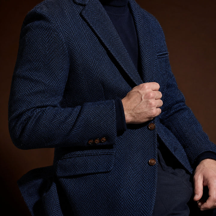 Lisca Herringbone Tweed Blazer — ce_studio_01