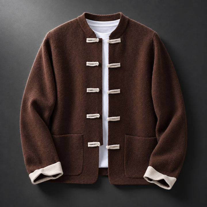 Mandarin Frog-Button Cardigan — ce_soul_s1_01