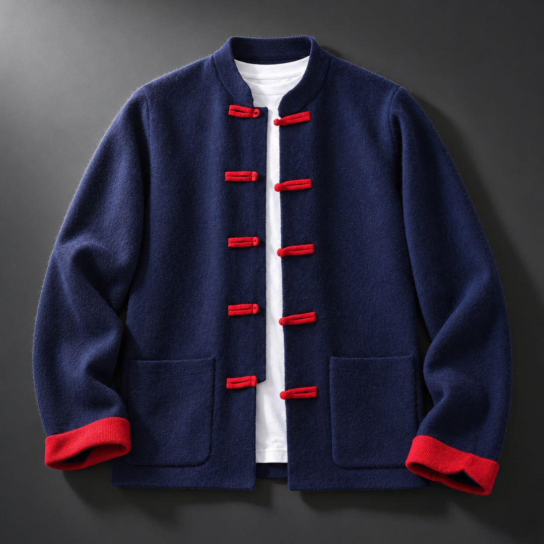 Mandarin Frog-Button Cardigan — ce_soul_s1_01