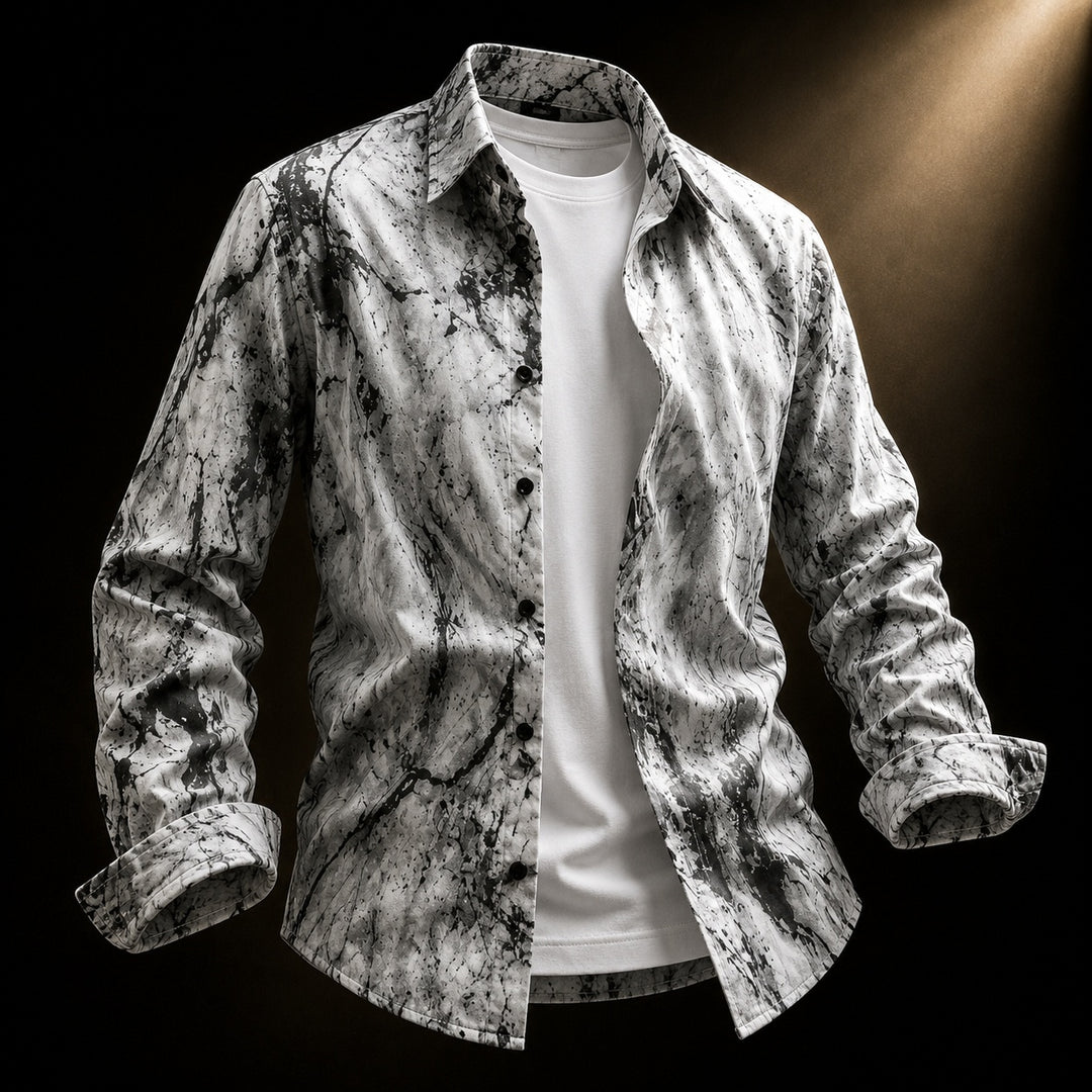 Marbled Print Resort Shirt — ce_soul_s3_01
