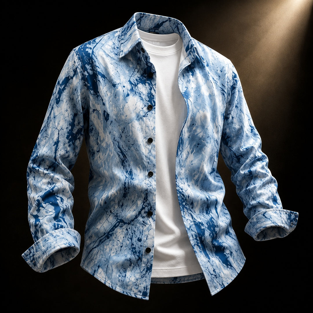 Marbled Print Resort Shirt — ce_soul_s3_01