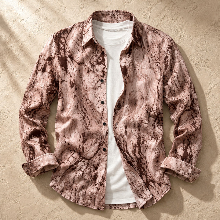 Marbled Print Resort Shirt — ce_soul_s1_01