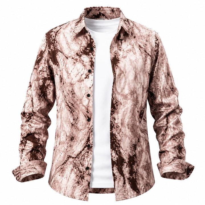 Marbled Print Resort Shirt — ce_wb_01