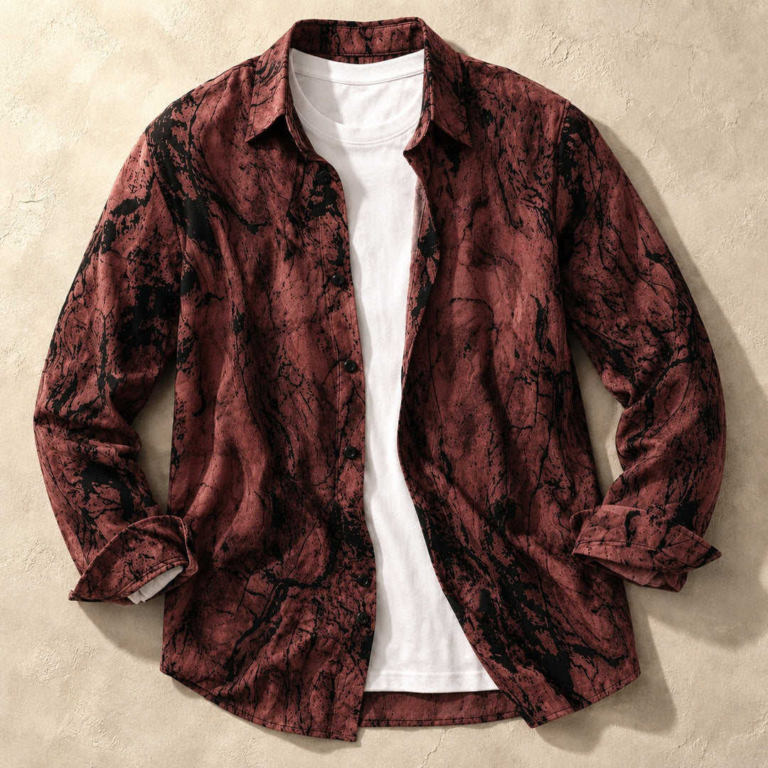 Marbled Print Resort Shirt — ce_soul_s1_01