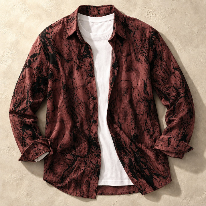 Marbled Print Resort Shirt — ce_soul_s1_01