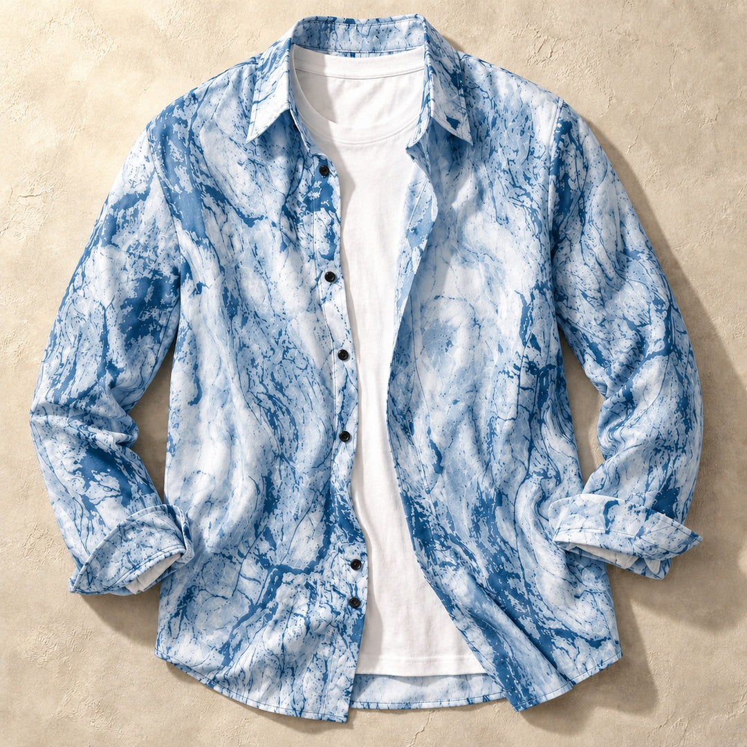 Marbled Print Resort Shirt — ce_soul_s1_01