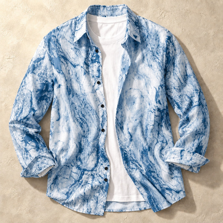 Marbled Print Resort Shirt — ce_soul_s1_01
