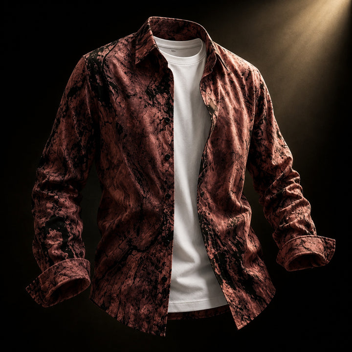 Marbled Print Resort Shirt — ce_soul_s3_01
