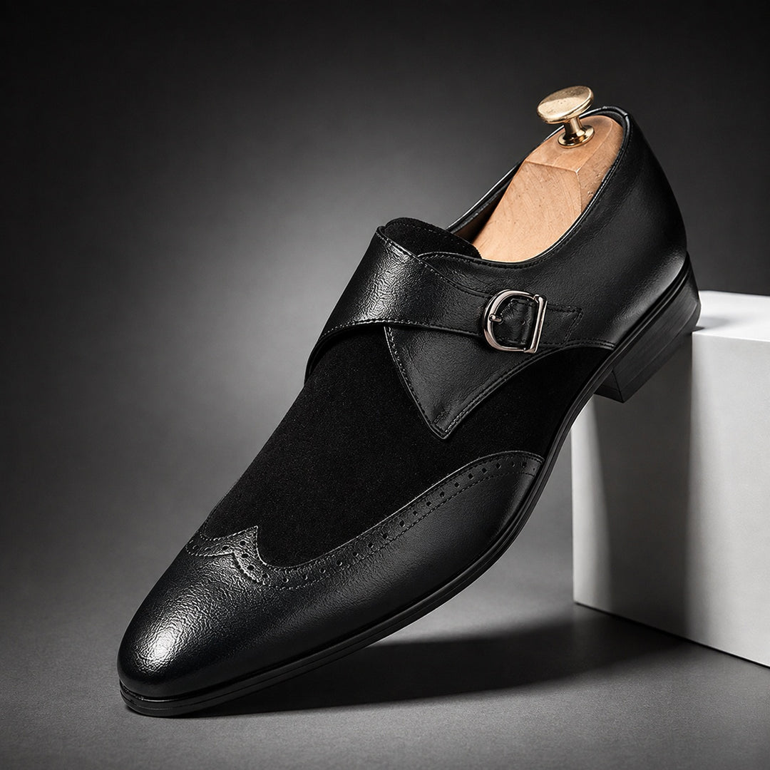 Marcolini Wingtip Monk Loafers — ce_angle_01