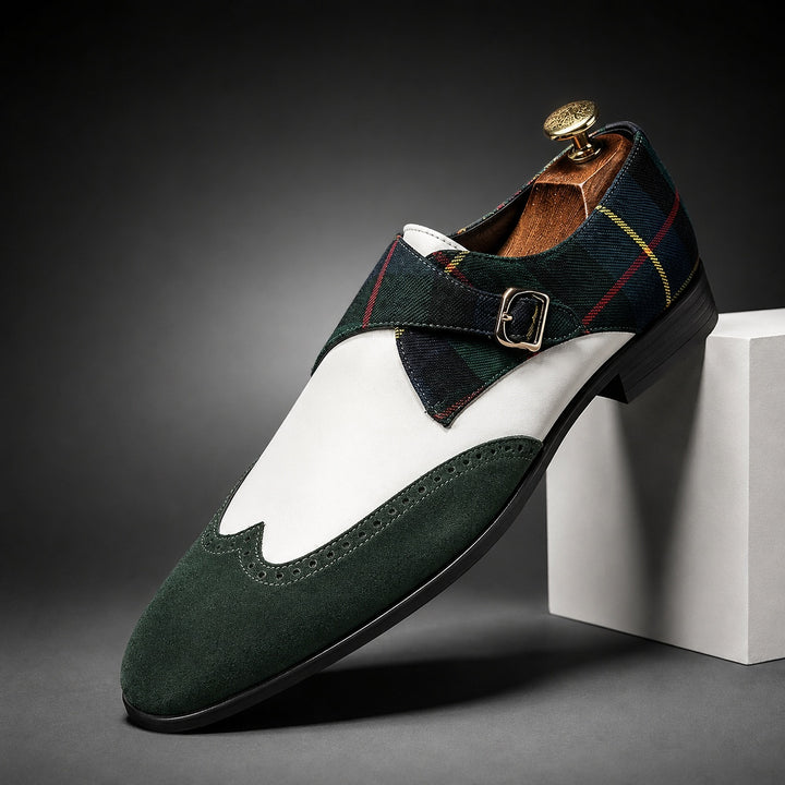Marcolini Wingtip Monk Loafers — ce_angle_01