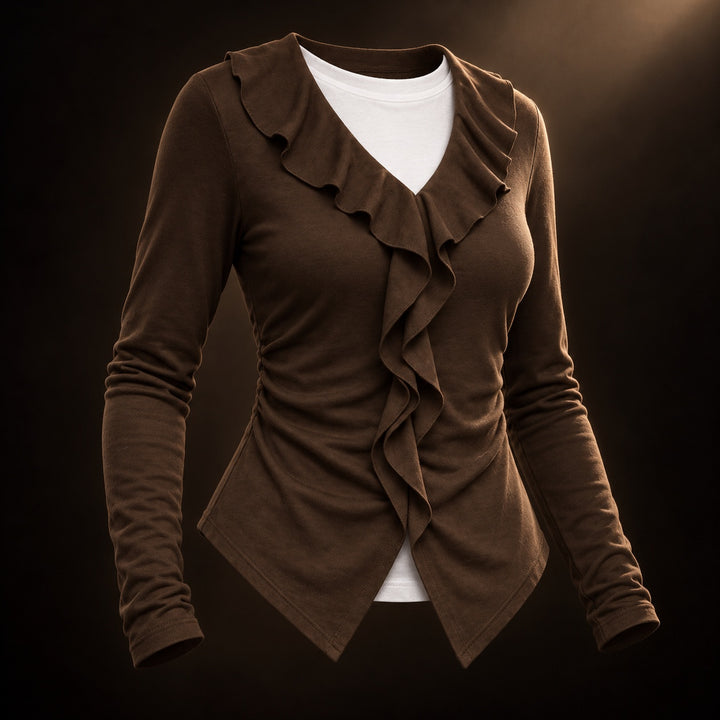 Margaux Ruffle V-Neck Top — ce_soul_s3_01