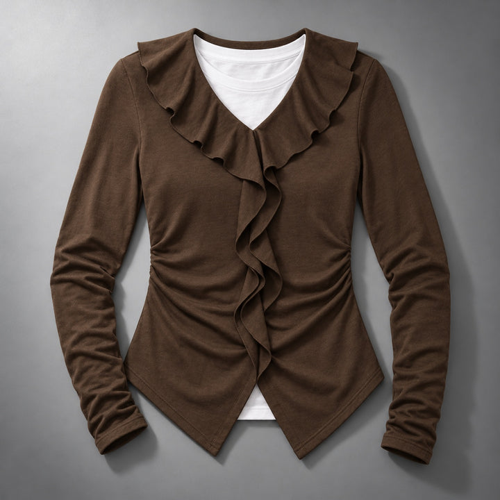 Margaux Ruffle V-Neck Top — ce_soul_s1_01