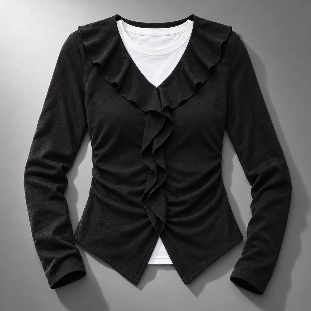Margaux Ruffle V-Neck Top — ce_soul_s1_01
