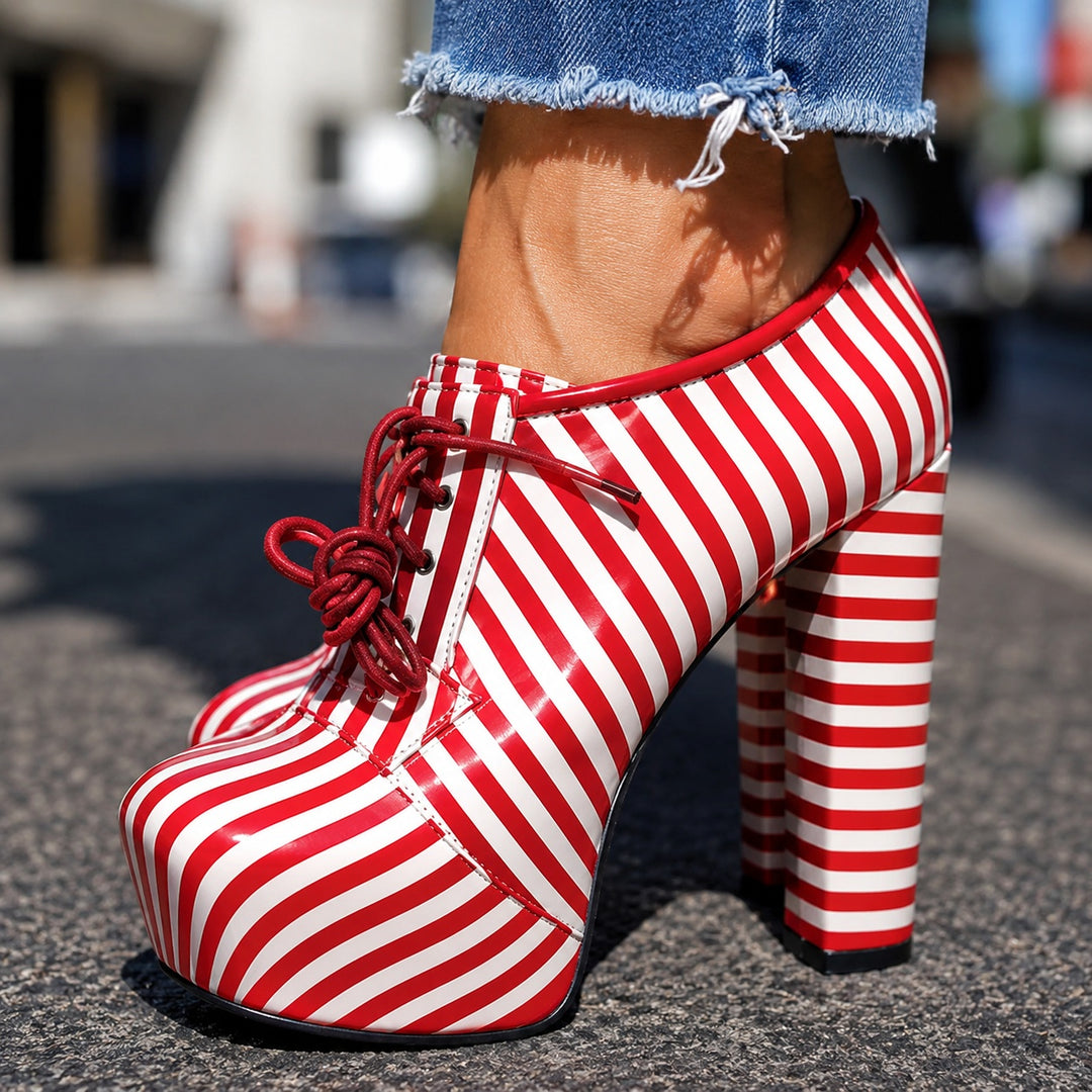 Marinara Striped Platform Pumps — ce_brooklyn_s2_01