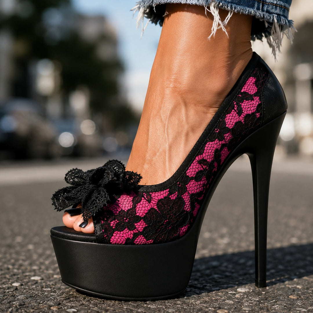 Merlettina Lace Peep-Toe Platform Pumps — ce_brooklyn_s2_01