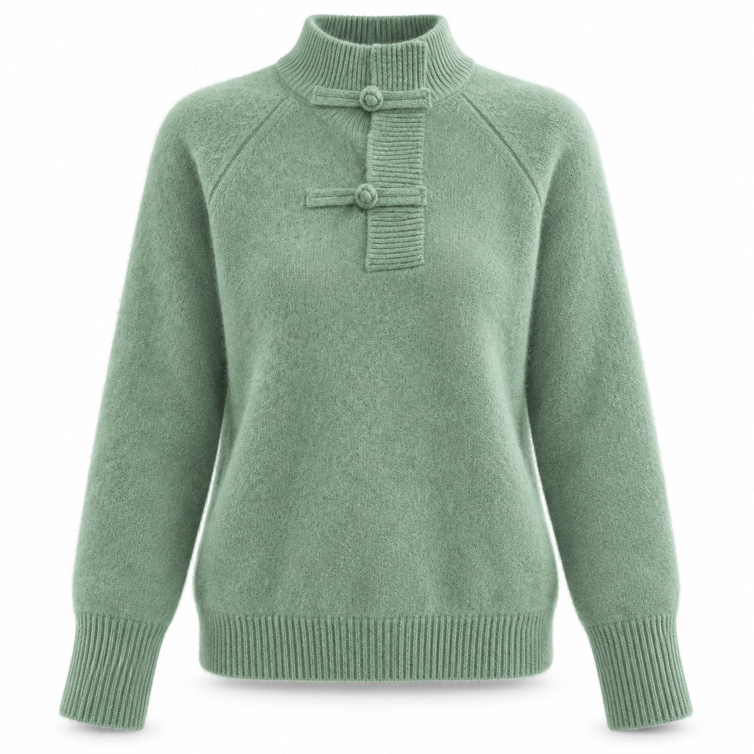 Mireille Frog-Button Sweater — ce_wb_01