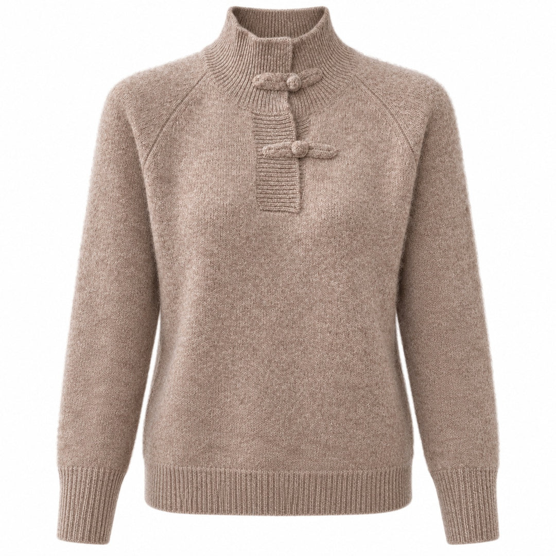 Mireille Frog-Button Sweater — ce_wb_01