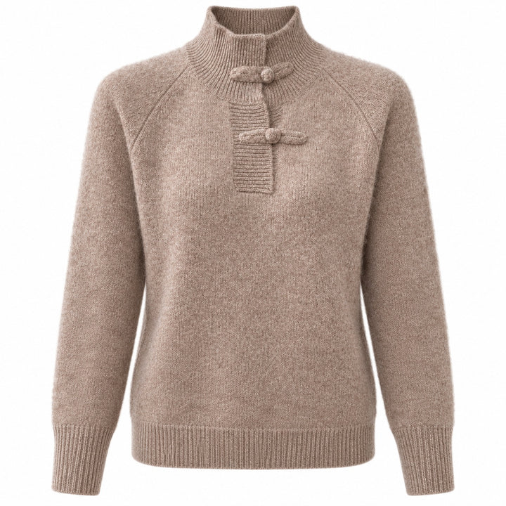 Mireille Frog-Button Sweater — ce_wb_01