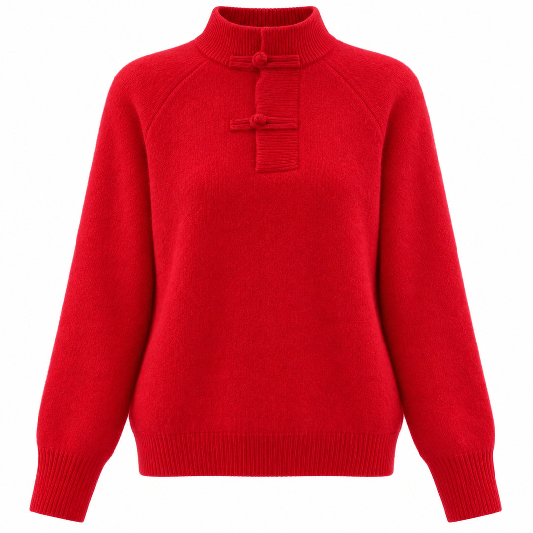 Mireille Frog-Button Sweater — ce_wb_01
