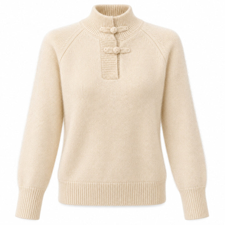 Mireille Frog-Button Sweater — ce_wb_01